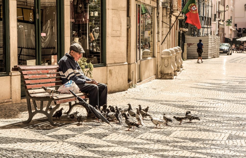 Armed Forces Home Equity Loan In Ottawa, Old Man Feeding Pigeons Imgae - Mortgage Forces