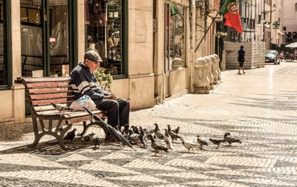 Armed Forces Home Equity Loan In Ottawa, Old Man Feeding Pigeons Imgae - Mortgage Forces